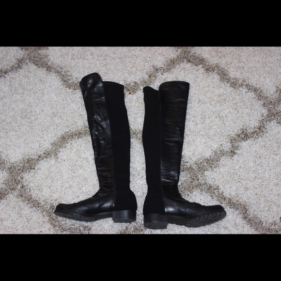 Stuart Weitzman 5050 black Over the knee boots - Picture 2 of 7